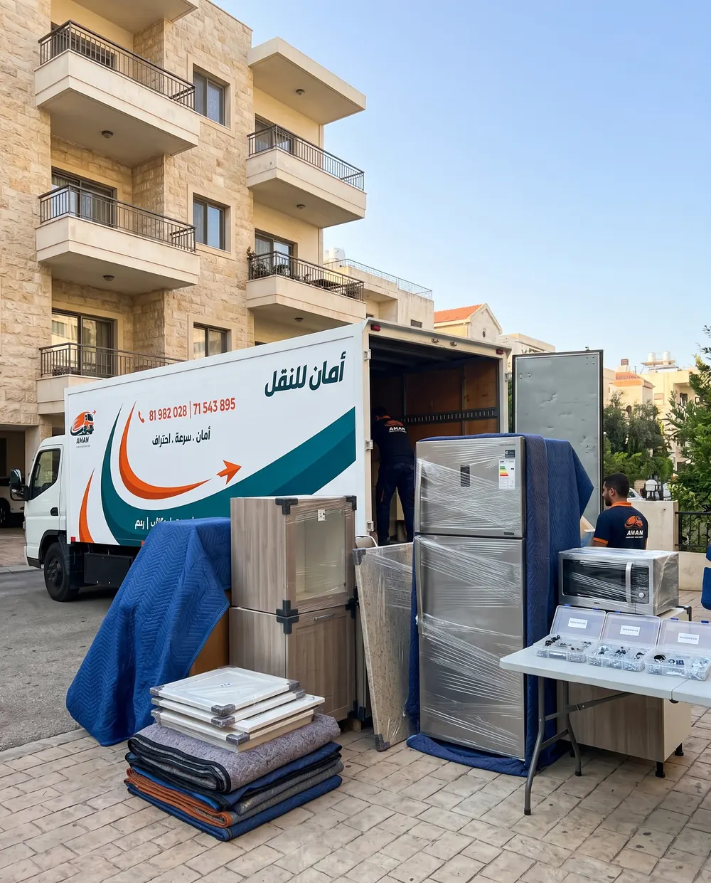 أجهزة وقطع ملفوفة جاهزة للتحميل